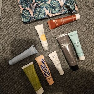 Skin care travel deluxe samples and bag. New unopened from ipsy